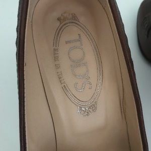 TODS brown heels
